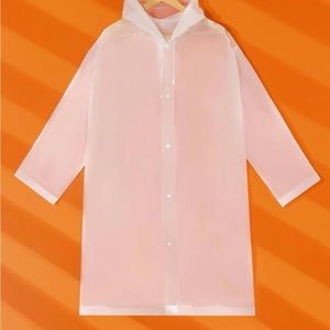 brand new clear not disposable rain coat